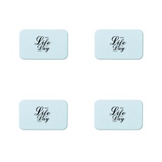 러블리 심플 규조토 코스터 B40 4p, 타입 4