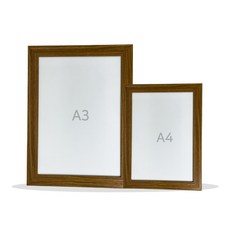 소소한작당 우드 액자 세트, 월넛