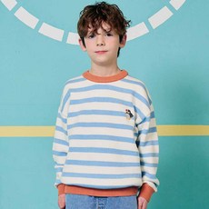 minidou 兒童海雀條紋毛衣