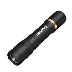 GENTOS Rexeed專業可調焦手電筒 USB充電 IP64 RX-285R, 黑色, 1個