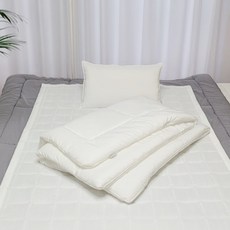 ahtty blanc 兒童莫代爾好眠寢具3件組, 白色