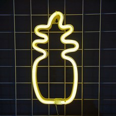 Navida 鳳梨室內裝飾霓虹燈, 黃色