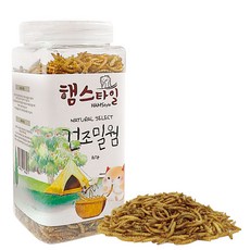 햄스타일 반려동물 내츄럴 셀렉트 건조밀웜 간식, 160g, 1개