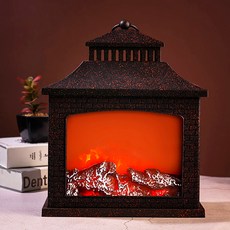 復古仿真火焰壁爐裝飾燈, 金 32 SP-41