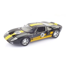 MOTORMAX 1：24 複刻版 福特 GT 概念賽車 壓鑄模型 MTX737758BK, 黑色, 1個