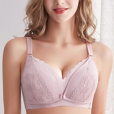 花紋蕾絲哺乳內衣