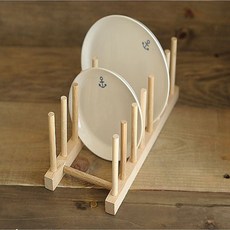 원목 7칸 접시꽂이, 1개