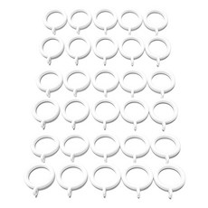 WINDOW DRESS 窗簾環 35mm 30個, 白色