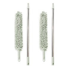 블럭마트 휘어지는 심플 먼지털이개, 민트, 2개