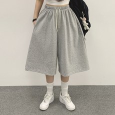 With Huirin女款柔軟百慕達運動鬆緊短褲 基本款
