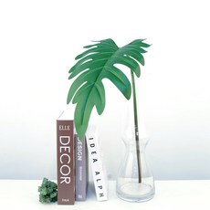 聖誕節黃金人造花絲蘭葉枝 82cm, 綠色, 3個