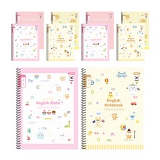 PENPIA 女孩小學線圈筆記本 10入, 隨機發貨, 1個