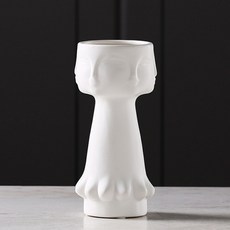 PAGE 127 Rostro陶瓷花瓶, 白色