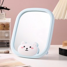 기숙사 학생 탁상거울 곰돌이, 블루