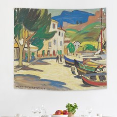 상상후 명화 패브릭포스터, 마티유 카시스항구