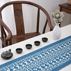 PDS홈 고풍스러운 패턴의 테이블 러너, 04, 32 x 230 cm