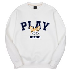 okstar 男女通用 Play 威爾斯柯基犬 特殊雙面布料 大學T 2SSP002
