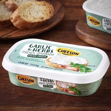 ENTREPINARES 크림치즈 갈릭 앤 허브, 200g, 1개입, 1개