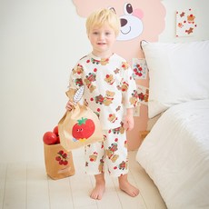 mollimelli friends Gomgom Apple 七分袖家居服上下套裝