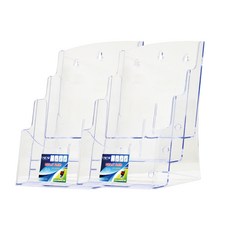 union plus A4 3層文件架 CR22803, 2個, 混合顏色