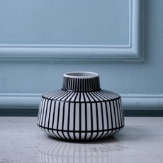JCP 北歐簡約條紋花瓶 S, 混合色
