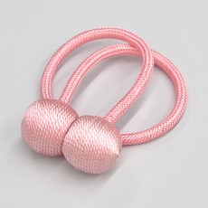 아라크네 커튼 자석 타이백 44 x 3 cm, 핑크, 1개