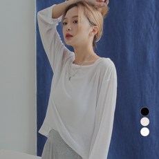 Awesomearound 女款羅紋細肩背心+寬鬆透膚上衣組