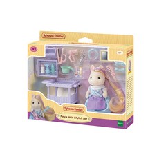 Sylvanian Families 森林家族 兔子造型美髮沙龍家家酒玩具組, 1組