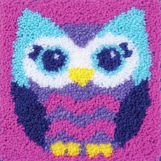 刺繡DIY包 30*30cm, A6貓頭鷹