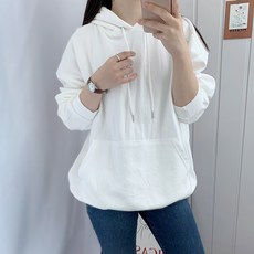 DAKUANG 女款寬版素色連帽長袖衛衣 D09DKA_YO3100