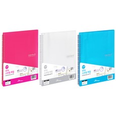 ECO Chungwoon 彩色活頁透明資料夾 A4 20p, 隨機出貨, 3個