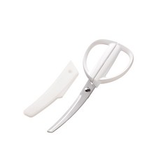 KAI 貝印 KHS 弧形廚房剪刀 + 收納盒 DH-2051, 單一顏色, 1套