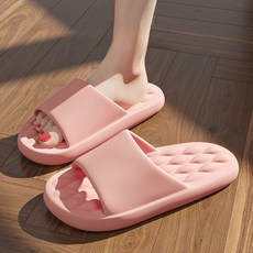 이브리영 발편한 슬리퍼 거실화, 핑크, 1개