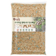 햄스타일 프리미엄 편백나무 믹스베딩 지퍼백 블루, 2kg, 1개