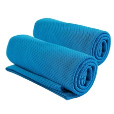 瑜珈涼爽毛巾 2入, 淡藍色（YGYP-71-2）