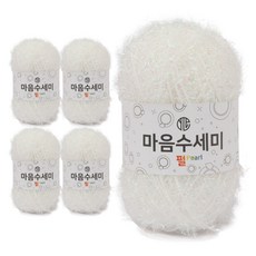 YEONIL Maeum珠光編織菜瓜布線, 19 白雪公主, 5個