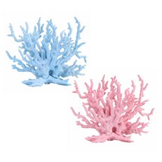 블럭마트 어항장식 산호 소형, 랜덤발송, 6개