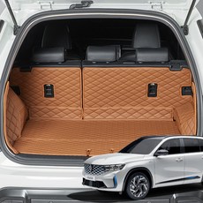 메이튼 트렁크 매트 풀커버 + 트렁크 정리함 소형 세트, 그랑 콜레오스 보스 사운드 O, 브라운