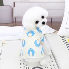 I Love Pet 可愛圖案動物寵物連身衣, 企鵝