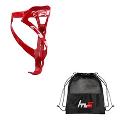 hmus Naya風格的自行車持有水手 +專用小袋套組cyyp-57-1pu, 紅色（持有人）, 1套