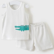 JOY MULTI 動物印花無袖背心+短褲