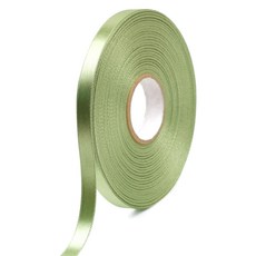 포포팬시 뭉구 프리미엄 유광 단면 공단 리본 10mm, 40 카키, 1개, 45m