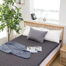 升級版生活防水固定束帶保潔墊兩用熱水墊套, 現代日常灰