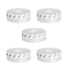 Etherco 矽膠防風膠帶 窗戶縫隙密封 透明門窗密封條 寬 25mm x 長 5m, 5個