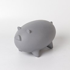 極簡豬擺件, 灰色