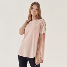 NOKJOK 女款素色瑜伽短袖T恤