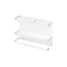 Lissi 商店 廚房冰箱磁吸收納架, 白色, 1個