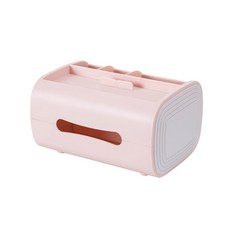 JCP 簡約雙色收納面紙盒, 粉紅色