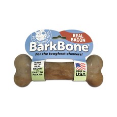 BarkBone 潔牙骨玩具 培根口味 L號, 棕色的, 1個
