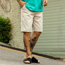 파이브엑스라지 남성용 빅사이즈 코튼 반밴딩 반바지